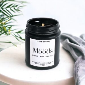 Lumânare parfumată bumbac mosc