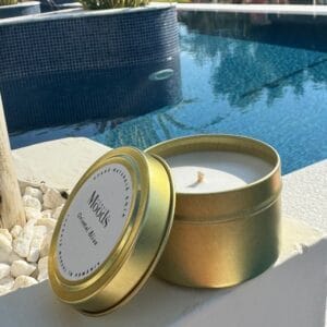 Mini Lumânări Parfumate cu Capac Arome Orientale Cutie Aurie